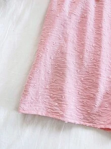 Soleia 女士春夏度假嘉年华邮轮风蓝色水彩印花扭结露背连体裤，宽松版型，适合派对、约会、情人节、叠穿 - 粉色 - 查看 6