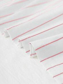 Sparklyn 2件套休闲时尚少女数字图案V领短袖上衣和阔腿运动裤套装 - 粉色 - 查看 5