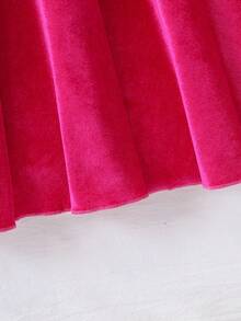 Elladie kids Tween Girls' Long Sleeve Off Shoulder Beaded A-Line Princess Dress, Spring/Autumn - Pink - View 7