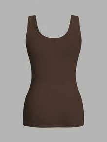 SHEIN Essnce 3件套女士休闲简约吊带背心，适合夏季穿着 - 彩色 - 查看 5