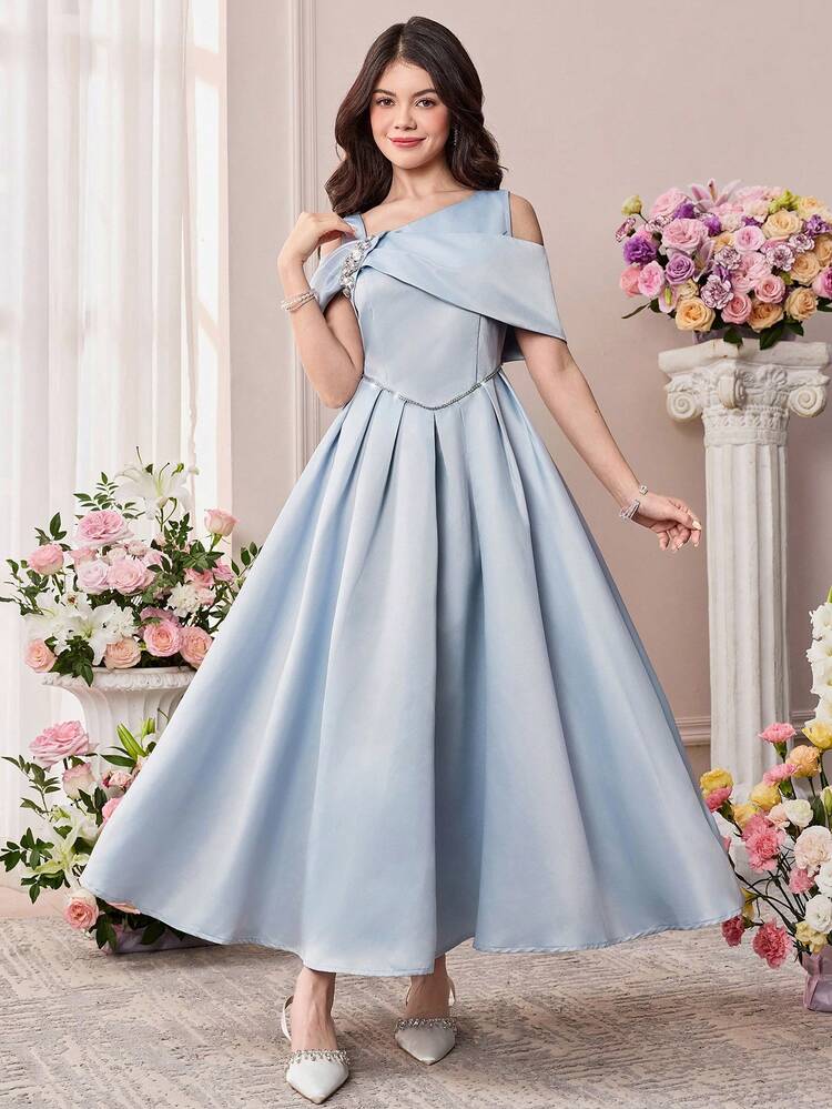 gingham linen dress Blue 100% Multiway Wrap – Aulieude and lightweight grad dress Fashion Week United States Size:8 Pants