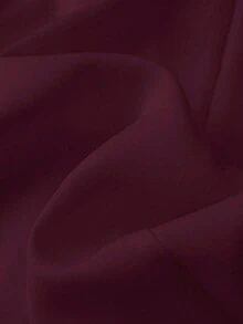 GlowEve CURVE 大码女士优雅白色交叉系带双排扣迷你连衣裙，夏季 - 紫色 - 查看 3