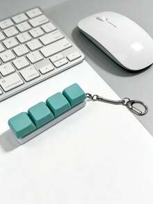 1 Móc khóa giảm áp, Móc khóa nắp bàn phím thời trang - Phụ kiện để bàn độc đáo, Giảm căng thẳng, Chất liệu PVC/Acrylic/Kim loại, Viền hạt và hạt giả, Khóa càng cua, Tuyệt vời cho túi xách và ba lô - Nhiều màu - Xem 6