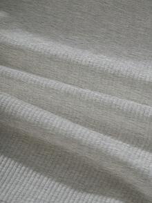 Comfortcana Casual Solid Color Versatile Square Neck Draped Bust Padded Bra Free Camisole, Suitable For Autumn And Summer, Built-In Bra - Light Grey - View 5