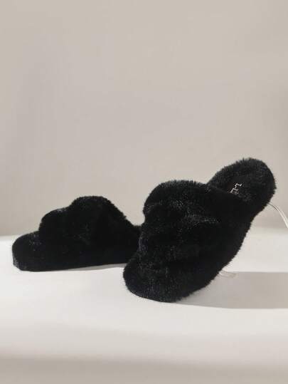 Solecia Women's Fluffy Casual Warm House Slippers