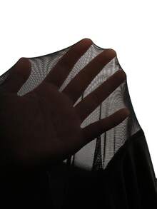 MaterniChic Maternity Solid Color Off Shoulder Jumpsuit  Party - Black - View 6