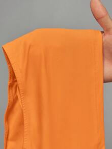 Slaydiva 2025春夏新款波西米亚音乐节乡村风复活节休闲日常海滩度假派对街头性感甜美可爱Y2K粉色弹力针织面料红色樱桃水果英文字母图案复古美式图案无袖紧身抹胸上衣搭配粉色弹力腰红色绳结樱桃印花紧身喇叭裤女两件套 - 橘色 - 查看 7