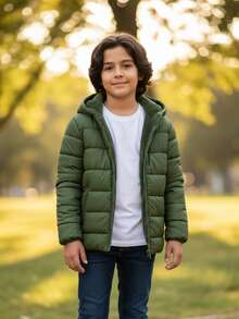 Tween Boys Coats - OLIVO - View 2