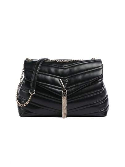 Valentino Privilege Imitation Leather Women Shoulder Bag Black