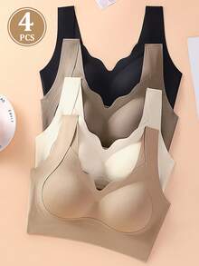 QMHWYA Women Bras & Bralettes - Multicolor - View 1