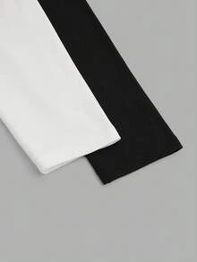 Sweetra 大码两件套连体衣，休闲长袖连体衣，百搭 - 彩色 - 查看 5