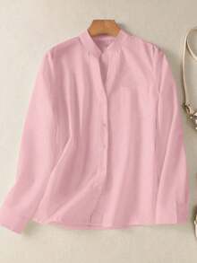 Women Blouses - Baby Pink - View 2