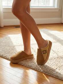 女士家居拖鞋 - 卡其色 - 查看 5