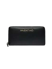 Valentino Women Wallet Dark Grey Metallic - Black/Gold - View 1