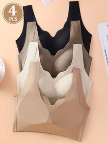 QMHWYA Women Bras & Bralettes - Multicolor - View 2