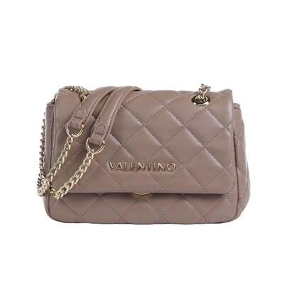 Valentino Ocarina Women Shoulder Bag Taupe