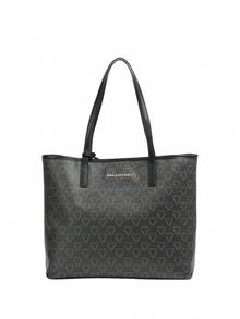 Valentino Women's Easy To Clean Versatile Lightweight Shopping Commuting Daily Black VBS8GT01-136 - Black/Dark Brown/Black - View 2