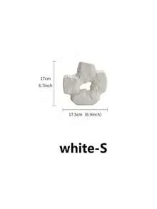 1个不对称造型陶瓷花瓶，纯色，简约现代风格，适用于万圣节、桌面、婚礼、家居、办公室、酒店装饰、生日礼物、毕业典礼、家居装饰、房间装饰、花瓶、玻璃花瓶 - 黑色 - 查看 10