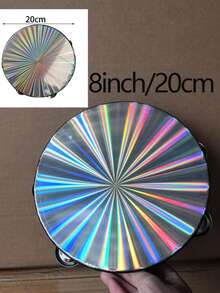 1 pieza Pandereta de mano, instrumento de percusión Orff con cascabeles, para KTV, fiestas, ambiente festivo, regalos, pandereta con cascabeles, instrumento musical - Negro - Ver 10