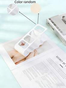 1PC Free Drill TV Remote Holder Stand Creative Non Slip Multifunctional Desktop Organizer Simple Home Storage Solution For Living Room Office Black White Universal Remote Control Shelf Hot - Multicolor - View 8