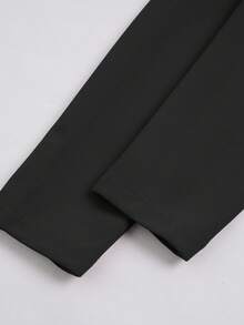 SHEIN PETITE CURVE Plus Size Black Formal Business Suit