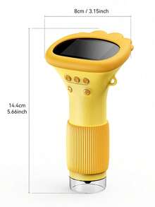 Teckwe 1000倍迷你显微镜，200万像素液晶显示屏，适合户外探索和观察微观世界，Type-C充电接口，600mAh电池