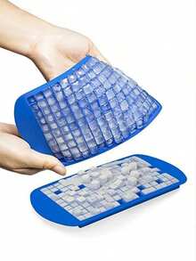 1 Small Square 160 Grid Silicone Ice Cube Tray, With Good Cold Resistance And Durability, Ice Mold, Pudding Mold, Suitable For Home, Bar, And Other Places, Easy To Use
