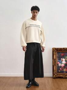 TOKVUE Men's Casual Printed Patchwork Pullover Sweatshirt - Multicolor - View 4