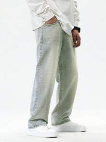 Claim Dot Quần jeans ống đứng nam, phong cách thường ngày, phù hợp đi làm và dạo phố. - Rửa nhẹ - Xem 4