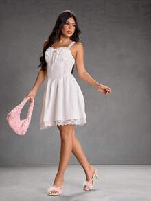 CUCCOO SZL Women's Fashionable & Elegant Faux Fur Decorated Heeled Sandals