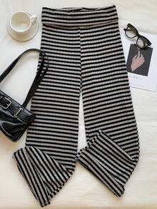 SHEIN EZwear 女士休闲条纹裤 - 彩色 - 查看 6