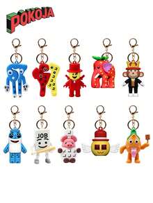 POKOJA LAND POKOJA LAND 1 Pack-Steal A Brainrot Keychain Steal A Brainrot Game Toy Strange And Interesting Character Modeling, Collectible Brain Rot Gift For Fans Christmas Gift