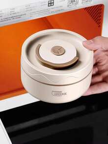 3件/4件/5件多层微波炉便携式保温食品容器午餐盒不锈钢便当盒隔热防漏热午餐袋套装 - 米色 - 查看 11