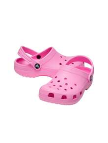 Crocs CLASSIC CLOG Kids' Clogs Lightweight Versatile Comfortable Garden Summer Shopping Pink 206991-6SW - Taffy Pink - View 4