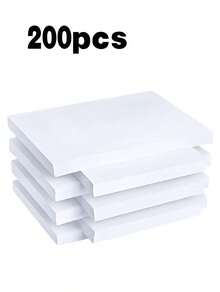 100/200 Sheets A4 Photocopy Paper, 70g White Laser Copy Paper, Office Supplies Printer Paper,School Supplies,Back To School - White - View 8