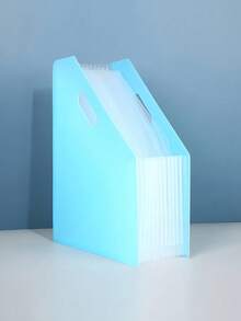 13格A4可扩展风琴式文件袋，竖式桌面文件收纳盒，大容量，适用于大学、办公室、学生用品、文件存储、作业、返校必备用品 - 彩色 - 查看 11