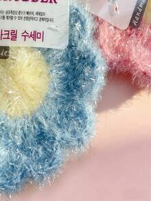 Joivida 可爱花朵造型洗碗巾和洗碗刷，加厚柔软吸水，多色可选，厨房清洁工具，适用于碗碟、锅碗瓢盆、水槽、台面等日常家居清洁