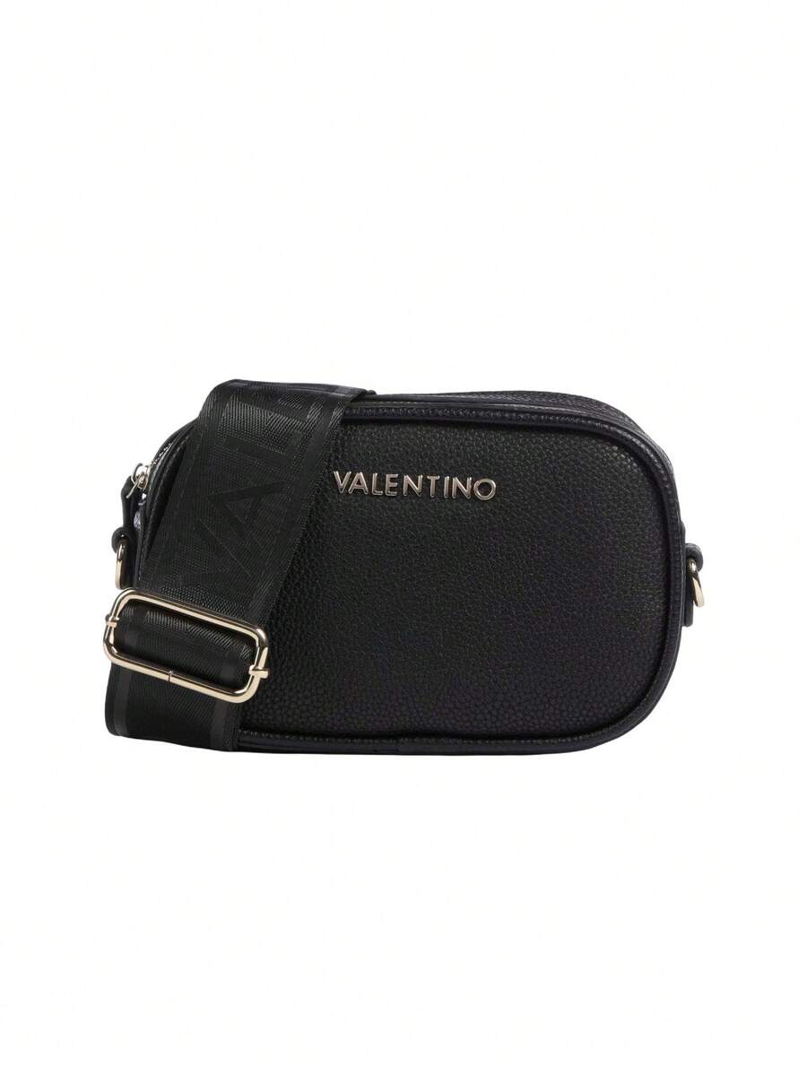 Valentino Miramar Imitation Leather Women Crossbody Bag Black - 黑色的 - 查看 1