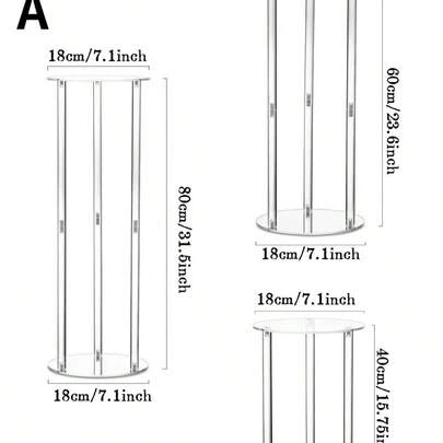 Tall Acrylic Vase Wedding Centerpieces Clear Elegant Centerpiece Stand With Artificial Hydrangea Flowers For Wedding Party Table Home Decorations