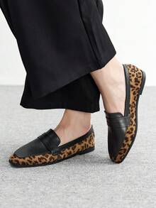 CUCCOO BIZCHIC 女士休闲简约平底鞋，适合办公和通勤穿着 - 棕色 - 查看 5