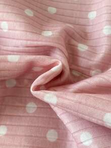 SHEIN Playful Pals 3件組女嬰夏季可愛扶桑花碎花肩帶連身褲，圓領休閒熱帶風百搭款 - 彩色 - 查看 8
