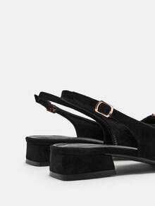 CUCCOO CURVES Zapatos planos versátiles y de ajuste ancho para mujer - Negro - Ver 9