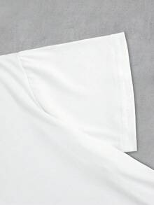 Glimmora Áo thun nữ tay ngắn cổ tròn in hình mèo - trắng - Xem 3