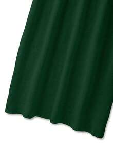 GlowEve CURVE Plus Size Women Solid Color Round Neck Asymmetric Hem Sweater And Knitted Skirt Casual Suit, Autumn/Winter - Dark Green - View 6