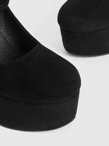 CUCCOO LuxiPop Women Fashion Elegant Party Commuter Pumps - Black - View 9