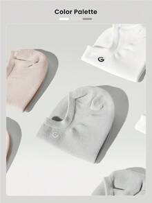 GLOWMODE 3 Pairs Invisible No-Show Socks Walk A Mile Soft Grip Daily Studio Workout Gym - Multicolor - View 8