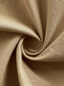 Maija 2025夏季新款卡其色褶裥喇叭裙，侧边口袋设计，配可拆卸PU皮革金属腰带，女士半身裙，时尚优雅，适合派对和都市通勤。 - 卡其色 - 查看 13