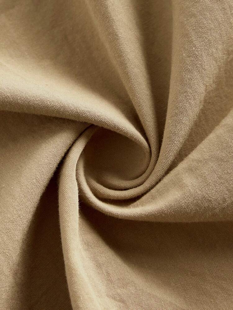 SHEIN Maija Spring/Summer New Khaki Pleated Side Pocket Design Detachable PU Leather Metal Belt Women's Skirt, Elegant For Carnival, Party, Valentine's Day, School, Music Festival, Formal Occasions, Urban Commute Women Easter Summer Outfits Easter Dress Women Party Top Beach Dress Summer Holiday Outfits Each Vacation Outfits For Women Elegant Women's Blouses Casual Blouse For Women Formal Attire For Women Office Wear Women Business