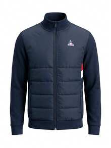 Le Coq Sportif Men's Full Zip Jacket Navy Blue - Navy Blue - View 1