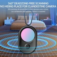 Teckwe Detector de cámara T02, detector de cámara inteligente, dispositivo anti-fotografía secreta y anti-espionaje para hotel, agrega una capa de protección para la privacidad personal, batería de litio recargable de 20mAh - Multicolor - Ver 6